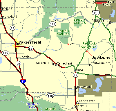 Eastern Portion of Kern County, California