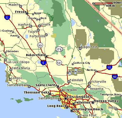 Southern and Central California