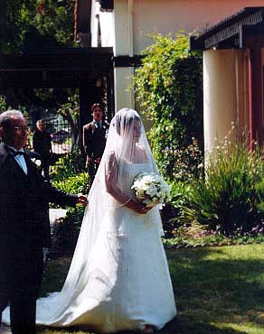 Here comes the bride...