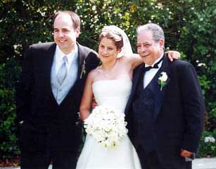 Jen with her brother & father